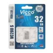 فلش مموری ویکو من مدل VC280 S ظرفیت 32GB- نقره‌ای
