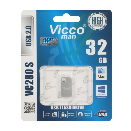 فلش مموری ویکو من مدل VC280 S ظرفیت 32GB- نقره‌ای