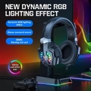 هدفون گیمینگ اونیکوما مدل X32 - مشکی 5