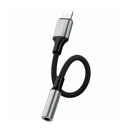 مبدل جک 3.5 میلی‌متری به لایتنینگ ارلدام مدل ET-OT76 - خاکستری