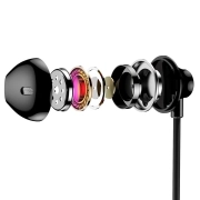 هندزفری سیمی بیسوس مدل Encok H06 - مشکی 1