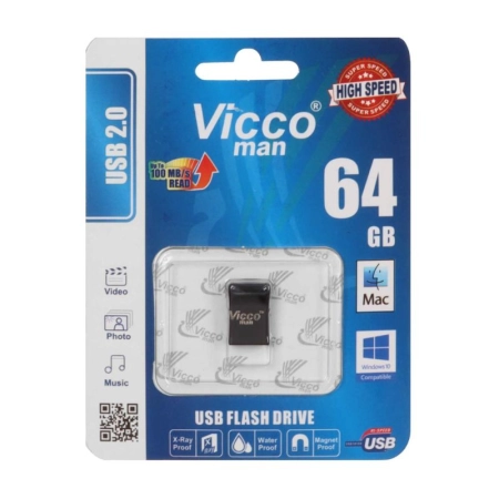 فلش مموری ویکو من مدل VC270 k ظرفیت 64GB- مشکی