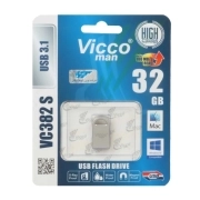 فلش مموری ویکو من مدل VC382 S ظرفیت 32GB- نقره‌ای