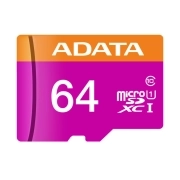 کارت حافظه‌ microSDXC ای دیتا مدل UHS-I U1 ظرفیت 64GB