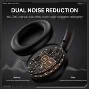 هدفون بلوتوثی اونیکوما مدل GT811 - مشکی 2