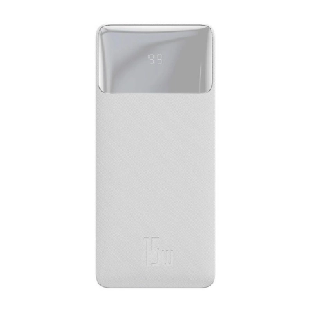 پاوربانک بیسوس مدل Bipow PPBD050102 ظرفیت 20000mAh و توان 15W - سفید