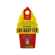 مبدل MicroUSB به لایتنینگ ارلدام - طلایی