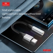 مبدل جک 3.5 میلی‌متری به USB-C ارلدام مدل ET-OT77 - خاکستری 3