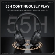 هدفون بلوتوثی اونیکوما مدل GT811 - مشکی 3