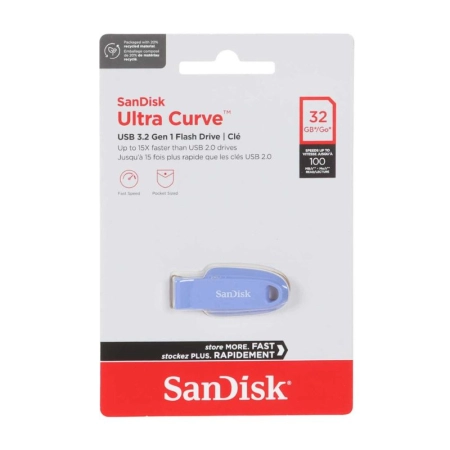 فلش مموری سن دیسک مدل ULTRA CURVE ظرفیت 32GB- یاسی