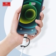 مبدل USB-C به لایتنینگ ارلدام مدل OT90L - نقره ای 2