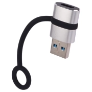 مبدل USB-C به USB-A ارلدام مدل ET-OT91A - نقره ای