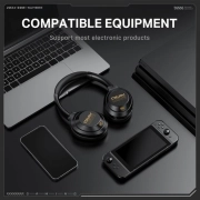 هدفون بلوتوثی اونیکوما مدل GT811 - مشکی 5