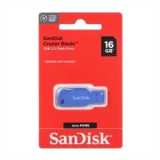 فلش مموری سن دیسک مدل CRUZER BLADE ظرفیت 16GB- آبی