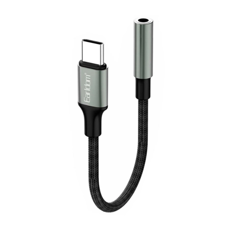 مبدل جک 3.5 میلی‌متری به USB-C ارلدام مدل ET-OT77 - خاکستری