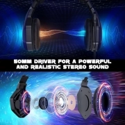 هدفون سیمی گیمینگ اونیکوما مدل K10 Pro - مشکی 1