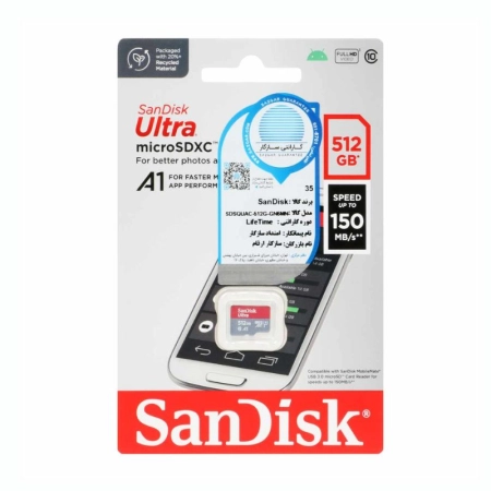کارت حافظه‌ microSDXC سن دیسک مدل ULTRA ظرفیت 512GB