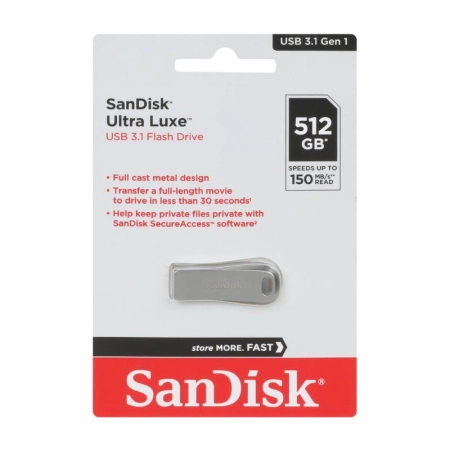 فلش مموری سن دیسک مدل ULTRA LUXE ظرفیت 512GB