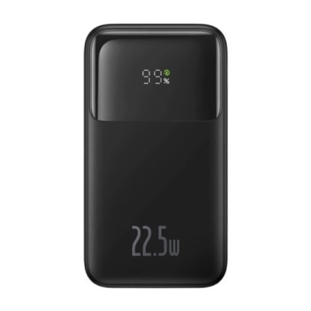 پاوربانک بیسوس مدل Comet PPMD020101 ظرفیت 20000mAh و توان 22.5W همراه با کابل - مشکی