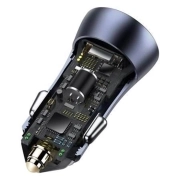 شارژر فندکی بیسوس مدل Golden Contactor Pro 40W با کابل USB-C 8