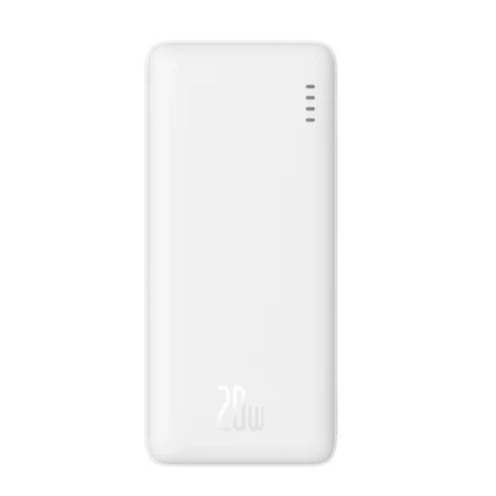 پاوربانک بیسوس مدل Airpow PPQD090002 ظرفیت 10000mAh و توان 20W - سفید