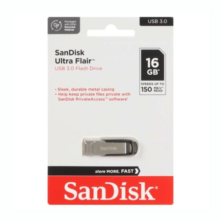 فلش مموری سن دیسک مدل ULTRA FLAIR ظرفیت 16GB