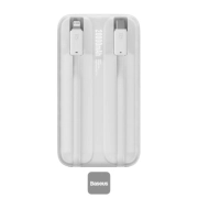 پاوربانک بیسوس مدل Comet PPMD020102 ظرفیت 20000mAh همراه با کابل - سفید