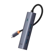 هاب 6 پورت بیسوس مدل Docking Station B00052807813-01 - خاکستری تیره 2