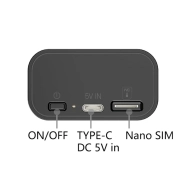 مودم و پاوربانک نزتک 4G مدل NZT-99G Dual Band - مشکی 1