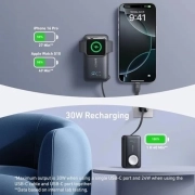 پاوربانک چندکاره انکر MagGo مدل A1657 ظرفیت 10000mAh - مشکی