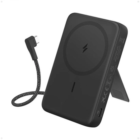 پاوربانک بی سیم انکر مدل A1685H11 30W ظرفیت 10000mAh- مشکی