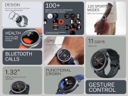 ساعت هوشمند ناتینگ مدل CMF Watch Pro 2 - سرمه ای 2