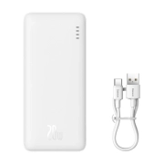 پاوربانک بیسوس مدل Airpow PPQD090102 ظرفیت 30000mAh و توان 20W - سفید