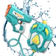 تفنگ آبپاش شیائومی مدل Electric Combat Water Gun 1350ml - سبزآبی