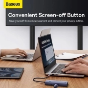 هاب USB-C هفت پورت بیسوس مدل B00052805813-00 - خاکستری 4