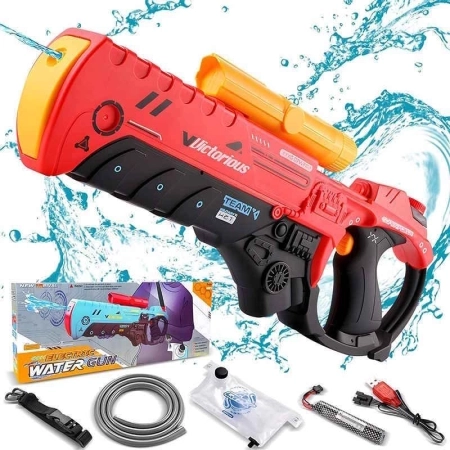 تفنگ آبپاش شیائومی مدل Electric Water Gun Victorious 300ml – قرمز