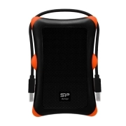 هارد اکسترنال HDD سیلیکون پاور مدل Armor A30 ظرفیت 2TB – مشکی نارنجی
