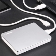 هارد اکسترنال توشیبا مدل Canvio Flex USB Type C ظرفیت 1 ترابایت -نقره‌ای