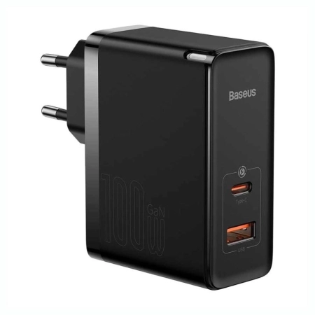 شارژر دیواری بیسوس مدل GaN5 Pro CCGP090201 100W - مشکی