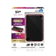 هارد اکسترنال HDD سیلیکون پاور مدل Armor A62 ظرفیت 1TB – مشکی قرمز
