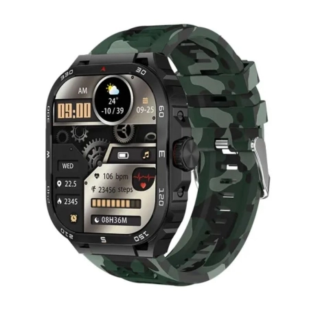 ساعت هوشمند TCH مدل Z10 Ultra - سبز ارتشی