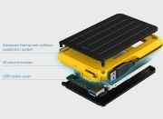 هارد اکسترنال HDD سیلیکون پاور مدل Armor A66 ظرفیت 1TB – مشکی زرد