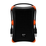 هارد اکسترنال HDD سیلیکون پاور مدل Armor A30 ظرفیت 1TB – مشکی نارنجی
