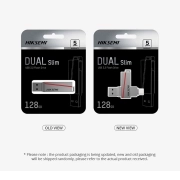 فلش مموری هایک سمی مدل Dual Slim E307C U3 ظرفیت 64GB – خاکستری 2