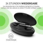 هندزفری بی سیم (ایربادز بلوتوث) بلکین مدل SoundForm Move Plus - مشکی 2