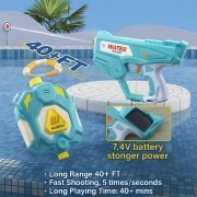 تفنگ آبپاش شیائومی مدل Electric Combat Water Gun 1350ml - آبی
