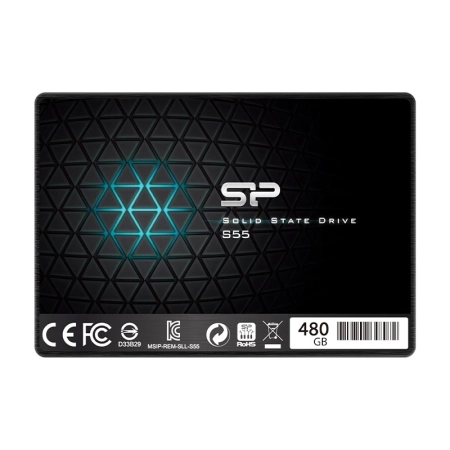 هارد اینترنال SSD سیلیکون پاور مدل Slim S55 ظرفیت 480GB - مشکی