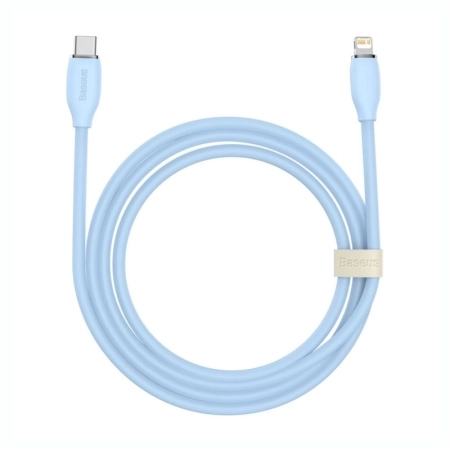 کابل شارژ سریع USB-C به لایتنینگ بیسوس مدل CAGD020103 طول 2m - آبی