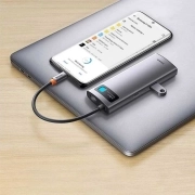 هاب USB-C چهار پورت بیسوس مدل WKWG070113 - خاکستری 2
