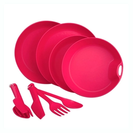 ست ظروف 2 نفره لایف کمپ 10 تکه کد 45806 - قرمز